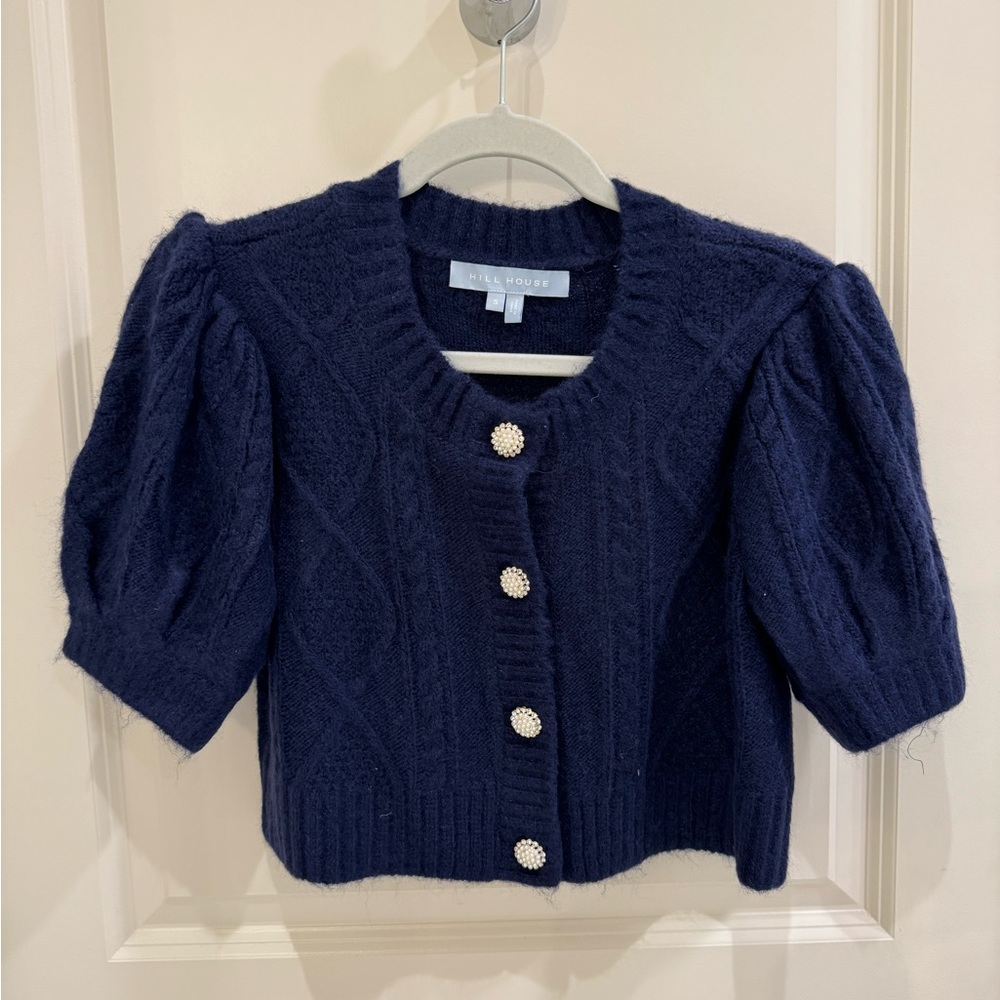 Hill House Home Navy Ollie Sweater in Navy Size Small